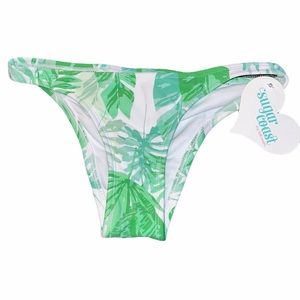 5/$25 SUGAR COAST palm print bikini bottoms